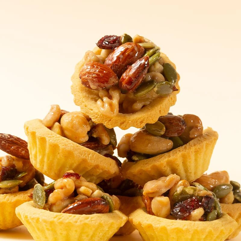 满口酥香！手工坚果塔塔酥挞网红休闲办公室小零食糕点耶诞送女生