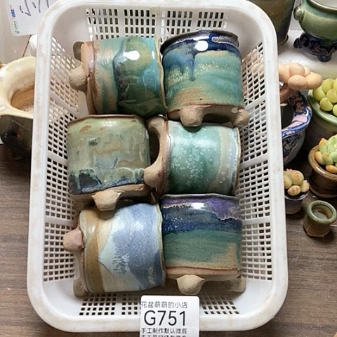 紫砂花盆751微瑕品口径5厘米左右的时间