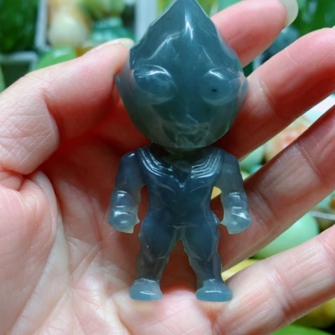 蛇纹石玉未镶嵌手把件