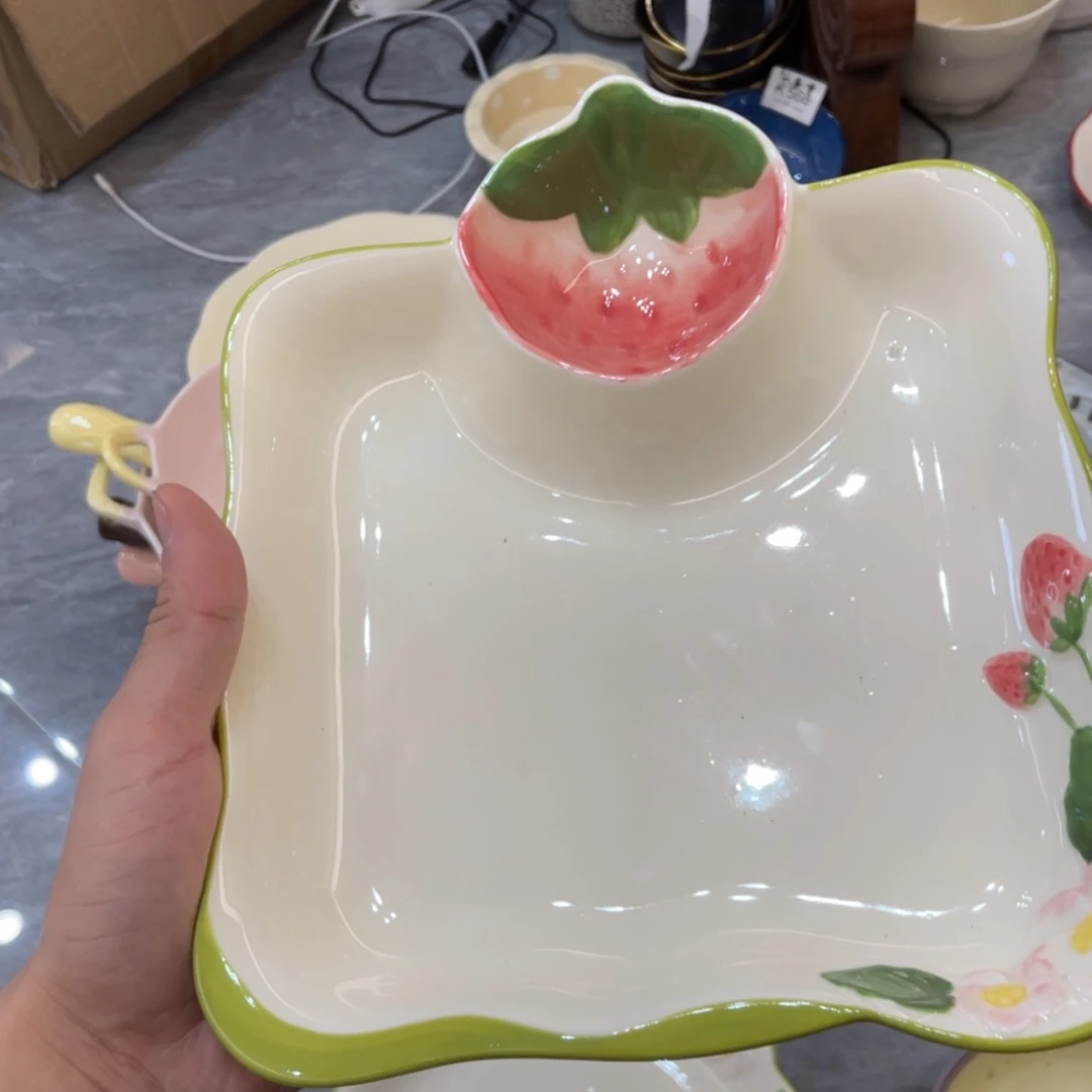 陶瓷微瑕餐具介意勿拍，满18飞！