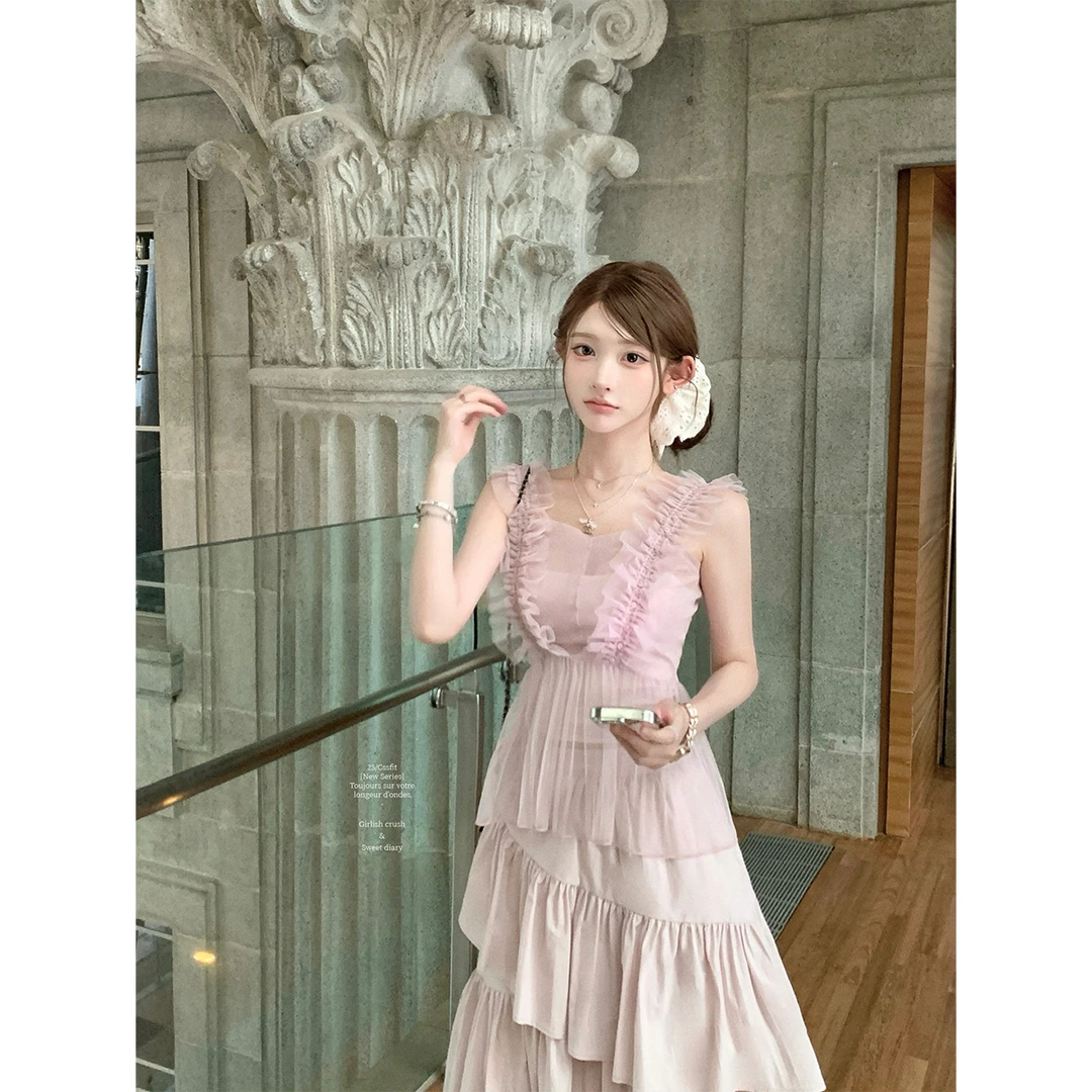 迟伞伞25/ss Osaka橱窗 snid*抽绳正反两穿上衣不规则长裙套装夏