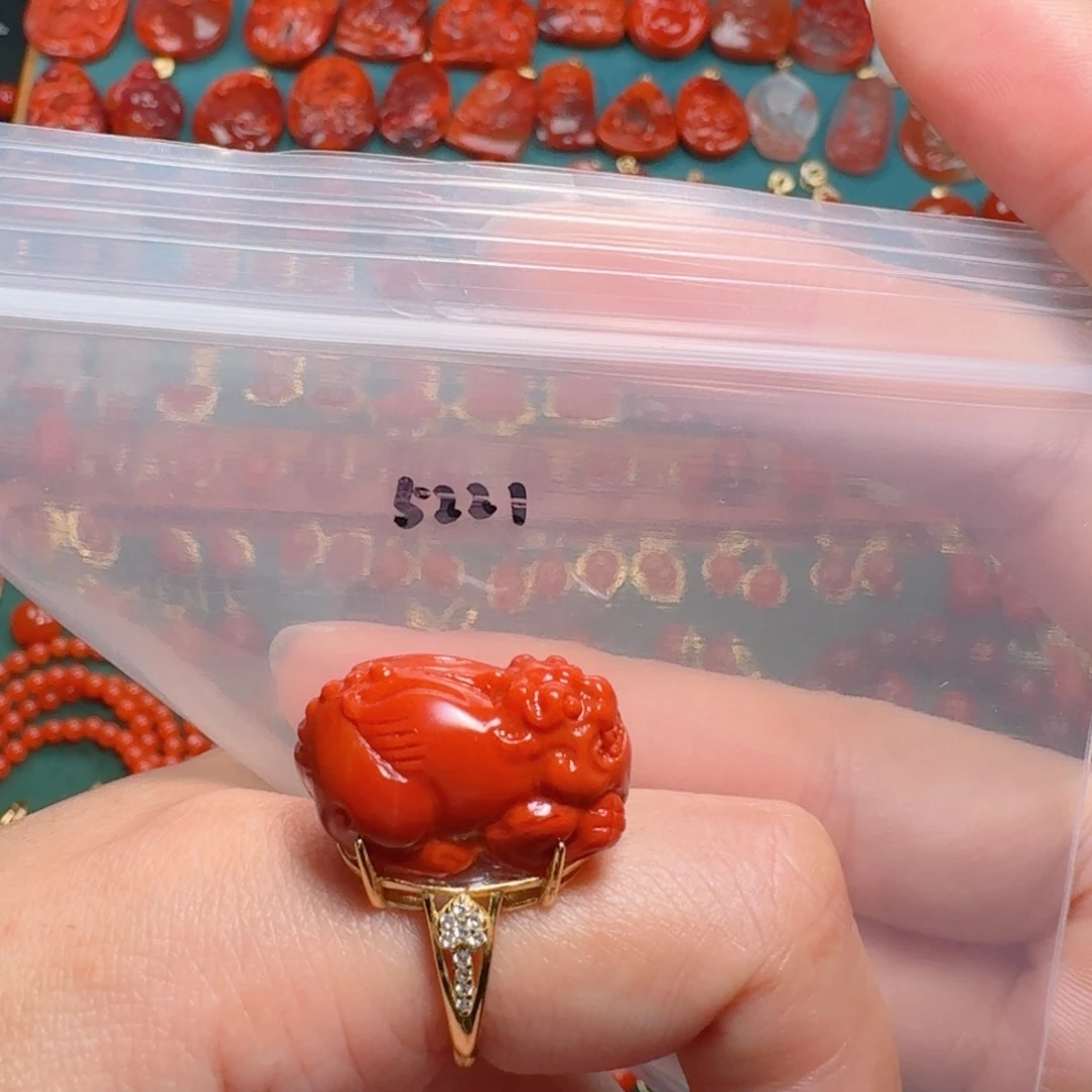 南红玛瑙南红银S925镶嵌