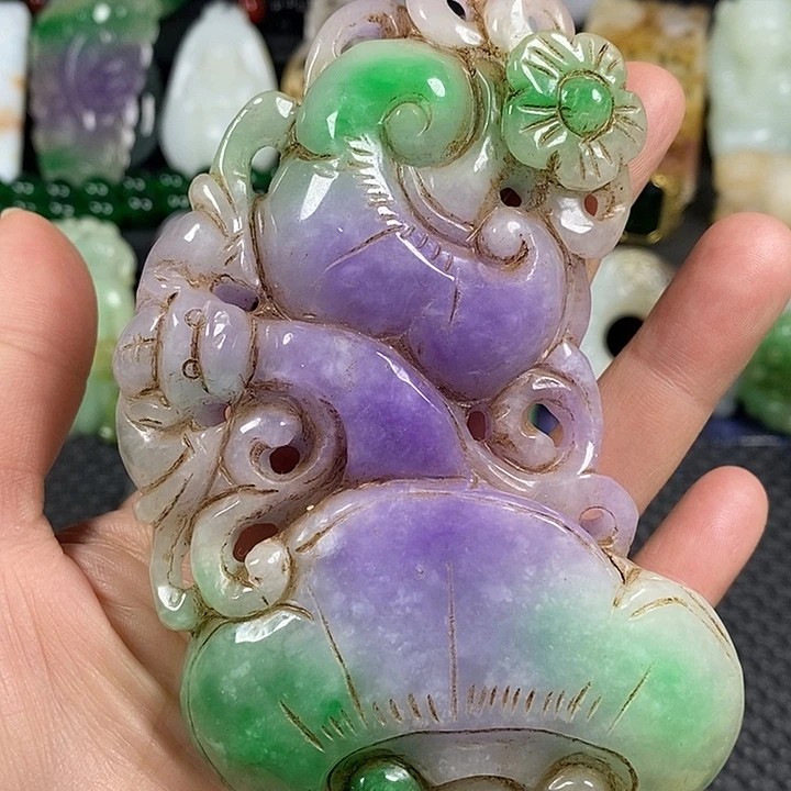 紫金钵盂菩提吊坠