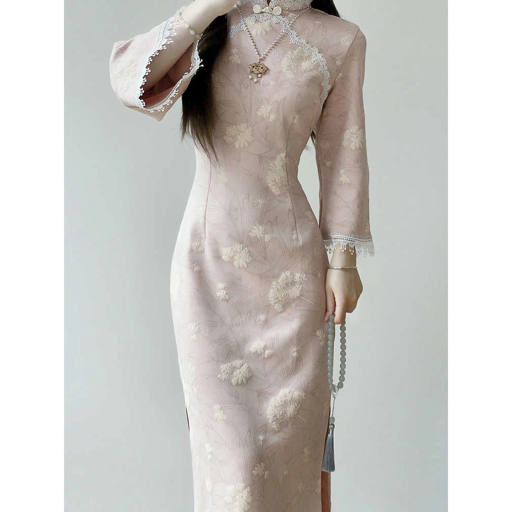 改良版旗袍2025新款气质高端年轻款少女新中式连衣裙日常可穿春季