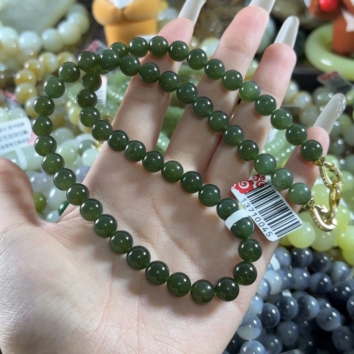 和田玉未镶嵌手链