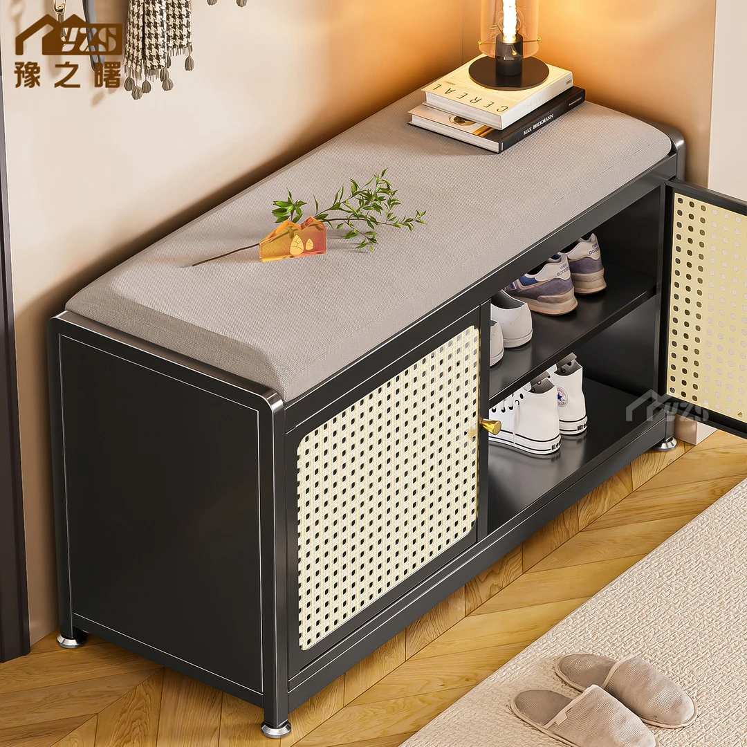 豫之曙换鞋凳家用门口穿鞋凳鞋柜一体收纳储物玄关入户极窄鞋凳