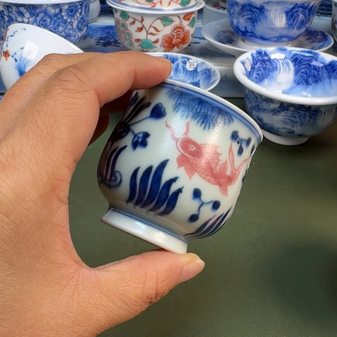 陶景德镇纯手绘茶具圆圆226