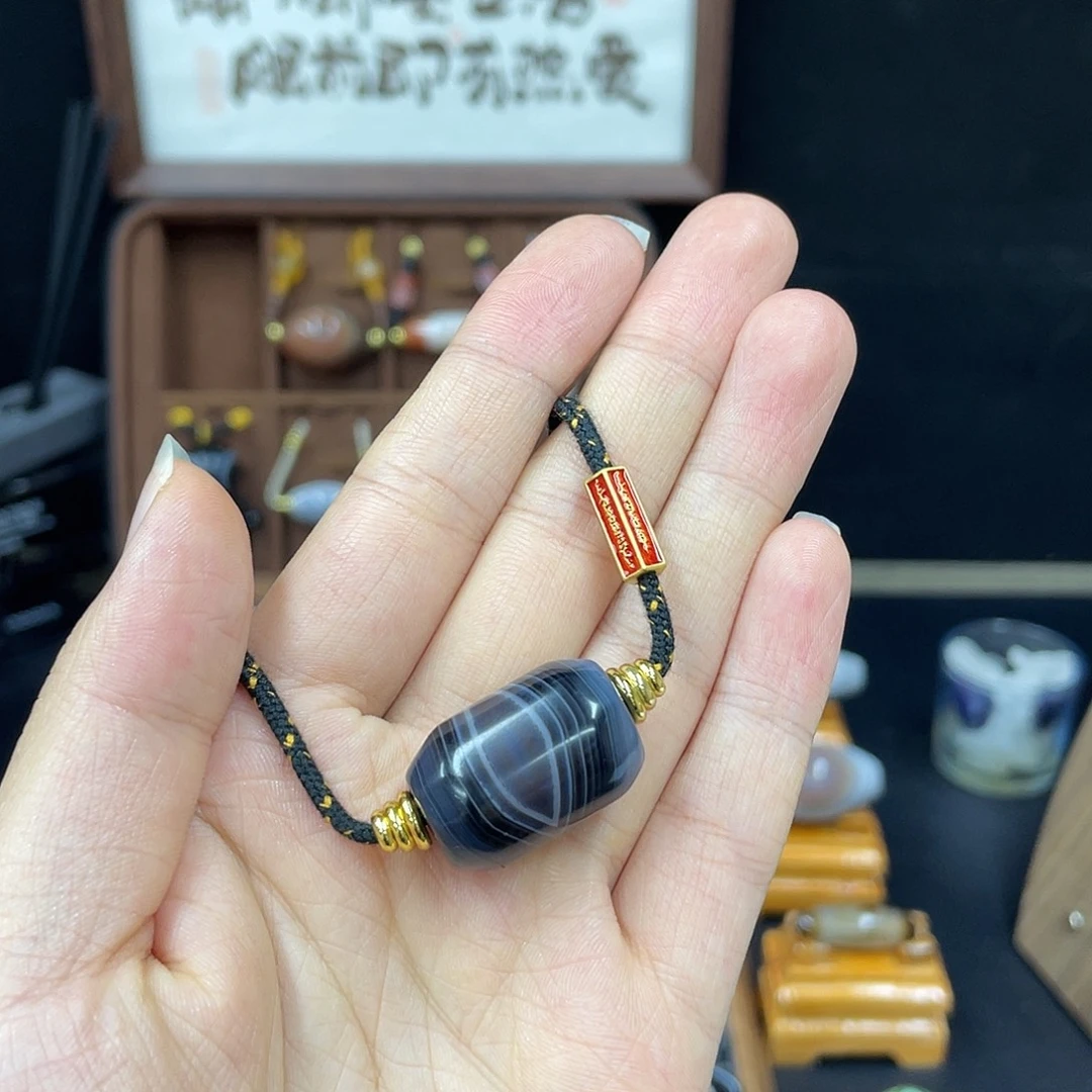 火***哥玛瑙/玉髓合金珠宝半成品