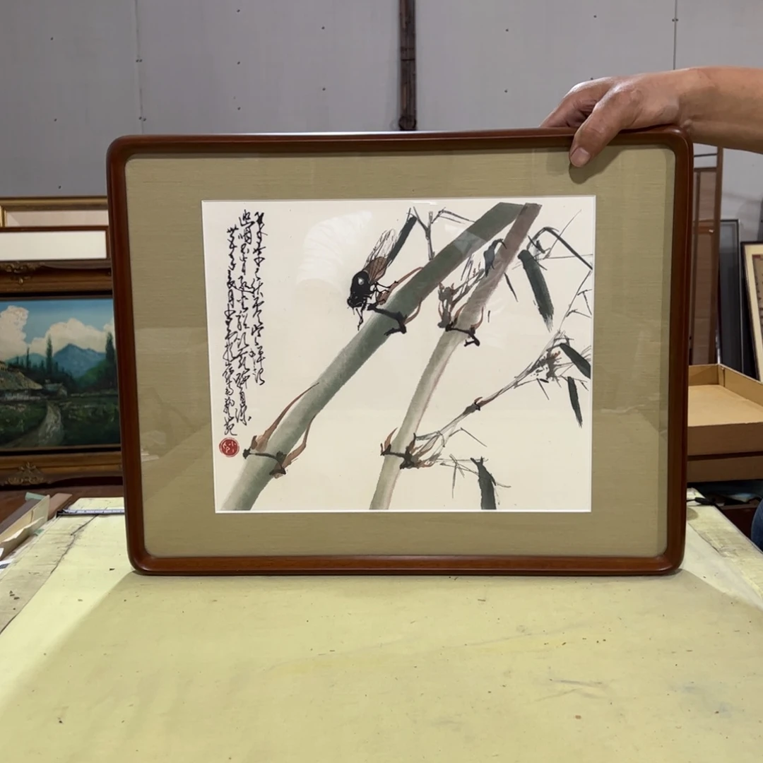 绘画不*画屏风框画油画版画水墨风景画