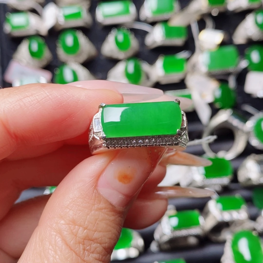 未镶嵌戒指翡翠天然翡翠正品