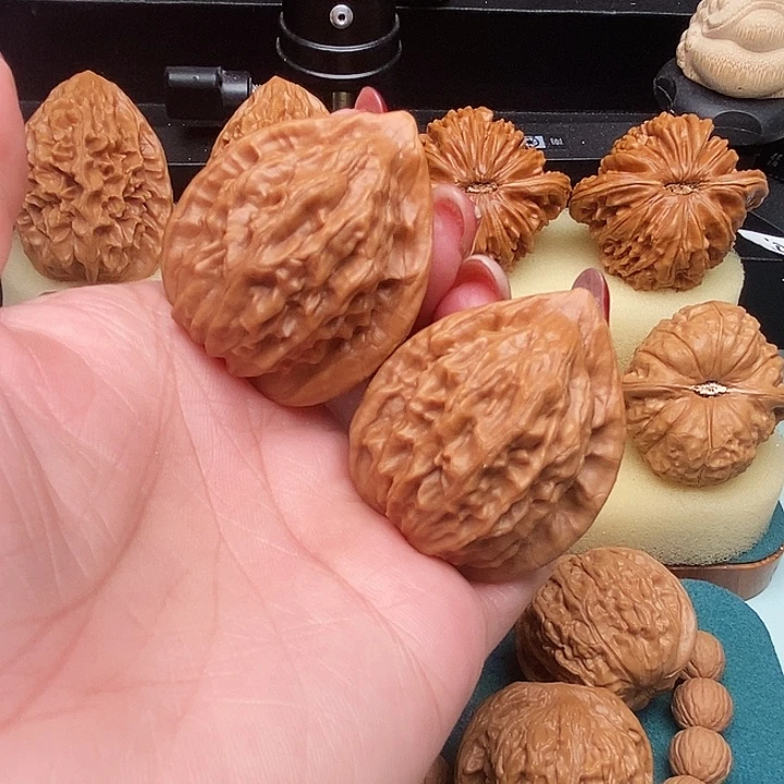 桃核吊坠大红袍全38已打底