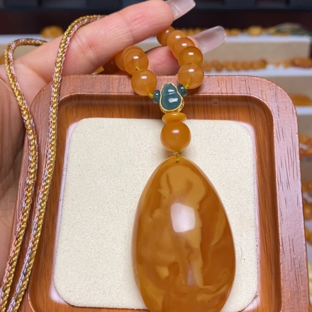 【闪购商品】未镶嵌颈饰蜜蜡项链