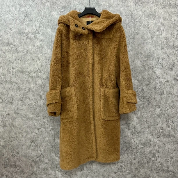 95新 MaxMara 驼色泰迪大衣外套