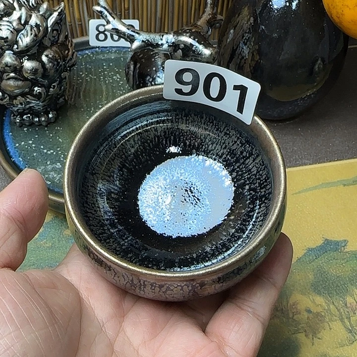 茶盏建盏杯主人杯龙窑柴烧