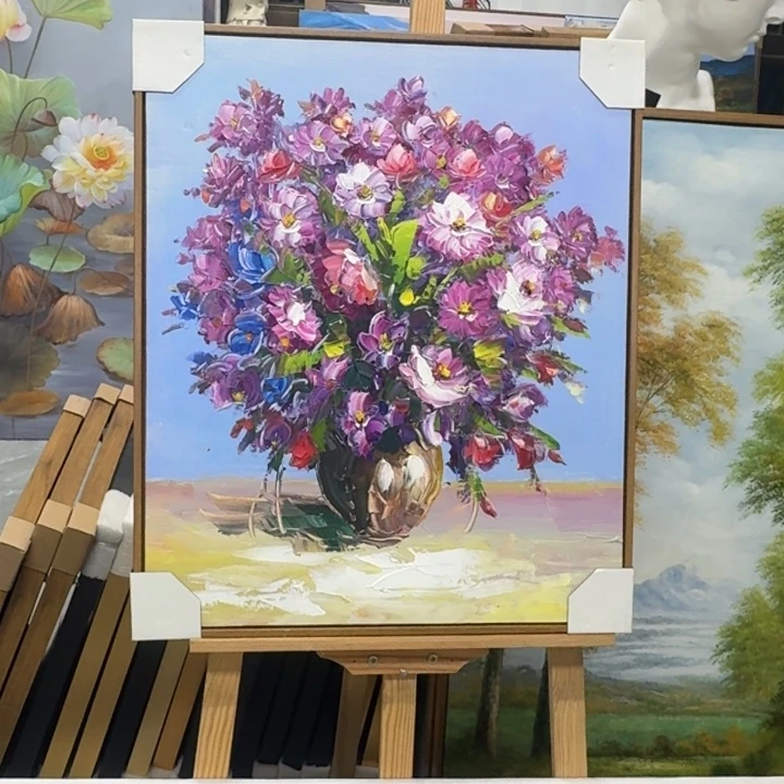 油画油画作品入选全国美展并