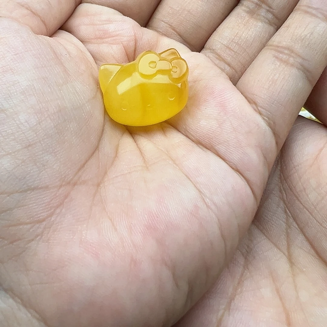 琥珀未镶嵌珠宝奇石Kt头打孔不退换