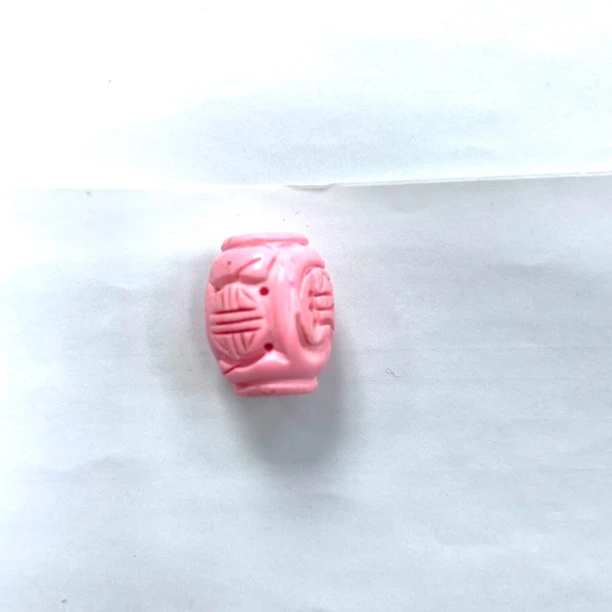 B16号-14.5mm粉色直切锁骨珠