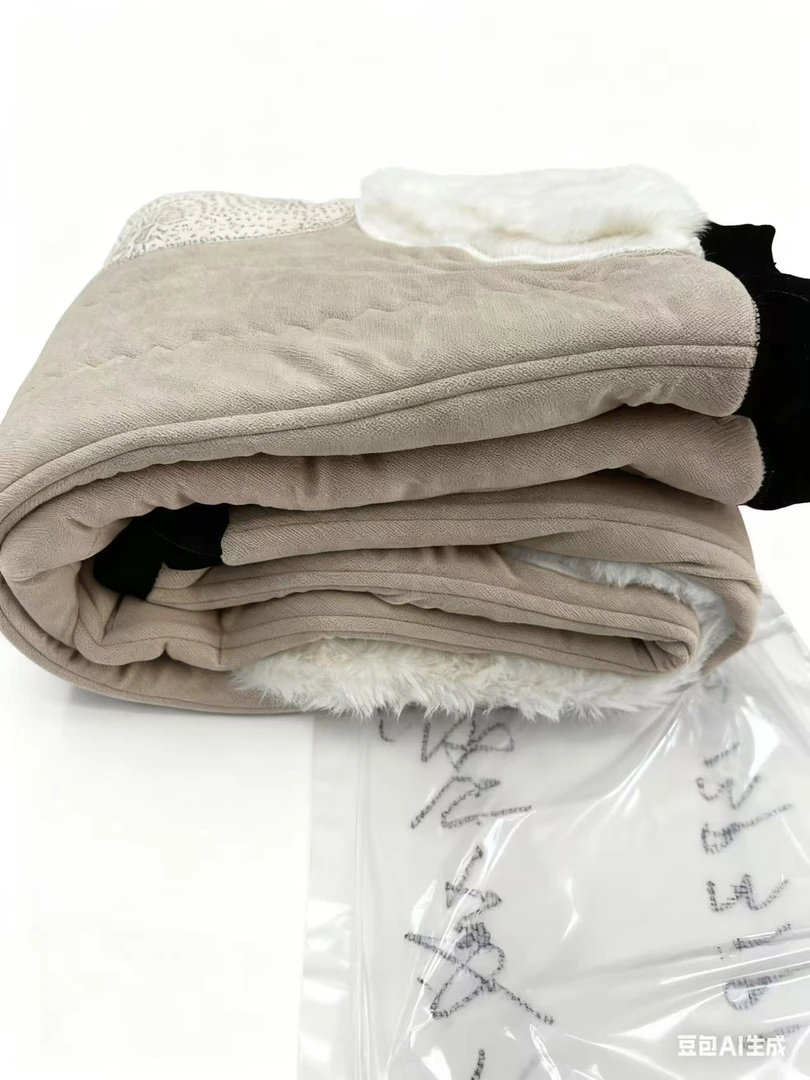 58118纯色高腰紧身裤抗静电保暖裤绒裤羊羔绒