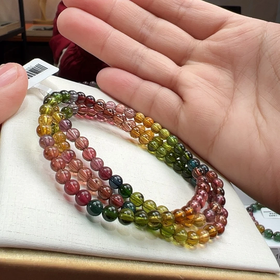 手串碧玺未镶嵌4.5mmmmmmmmm