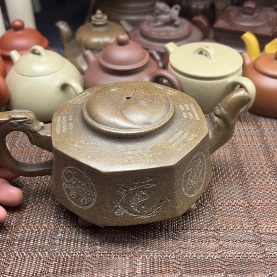 紫砂茶壶宜兴原矿紫砂壶400毫升容量