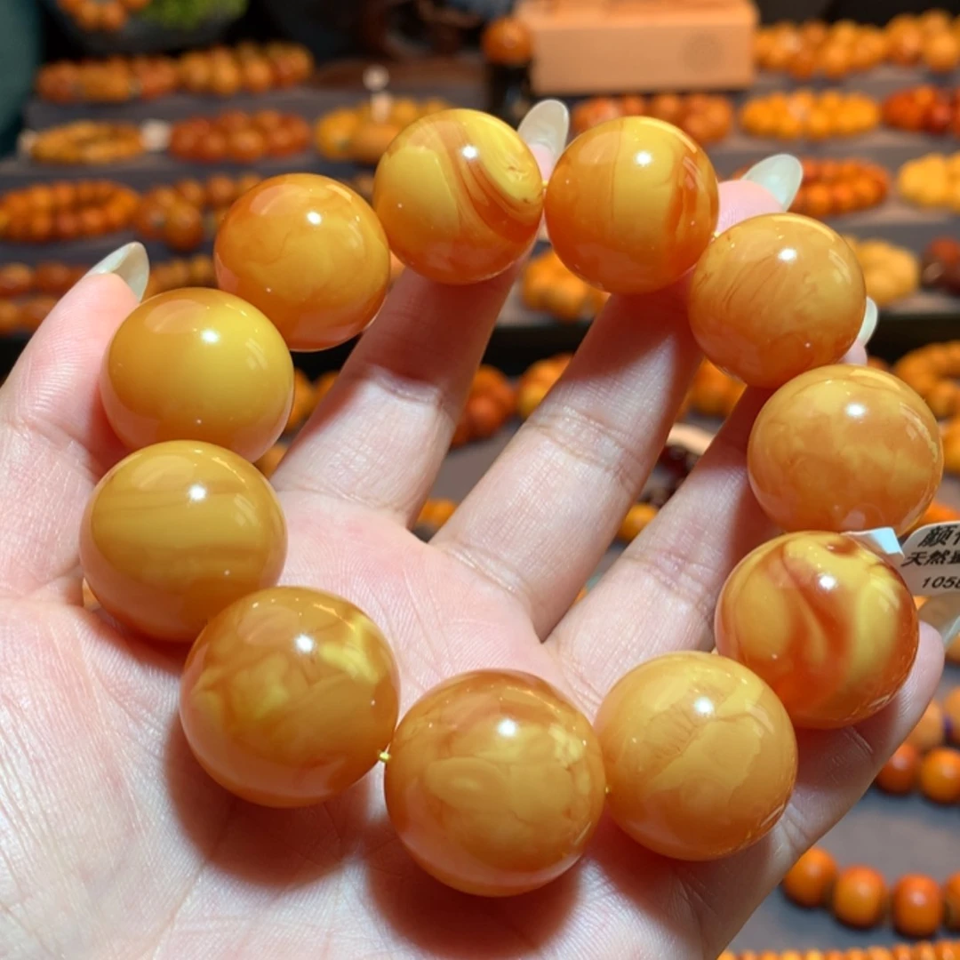 【闪购商品】手串蜜蜡未镶嵌蜜蜡手串