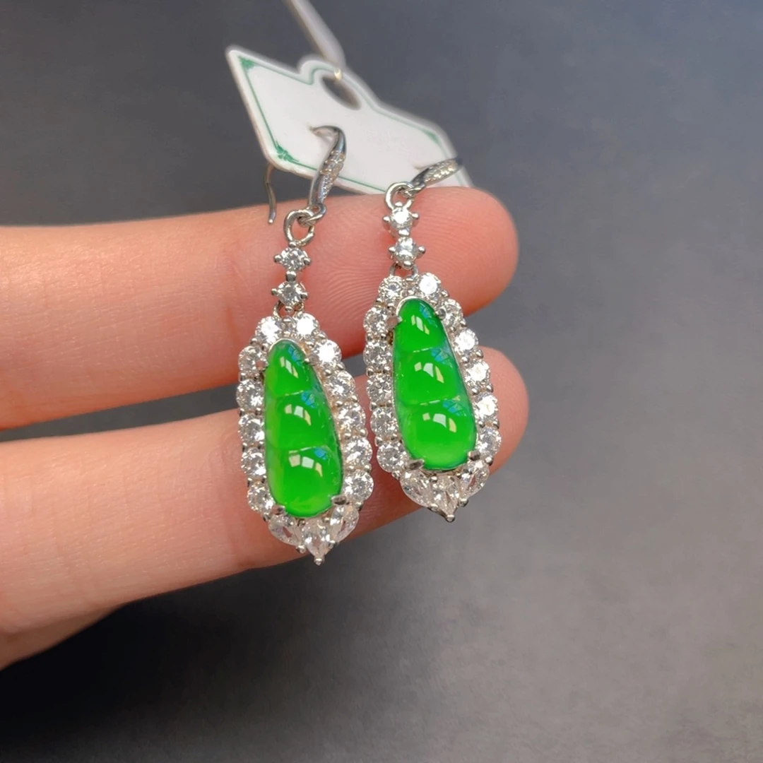 【闪购商品】吊坠(不含链)银S925镶嵌翡翠