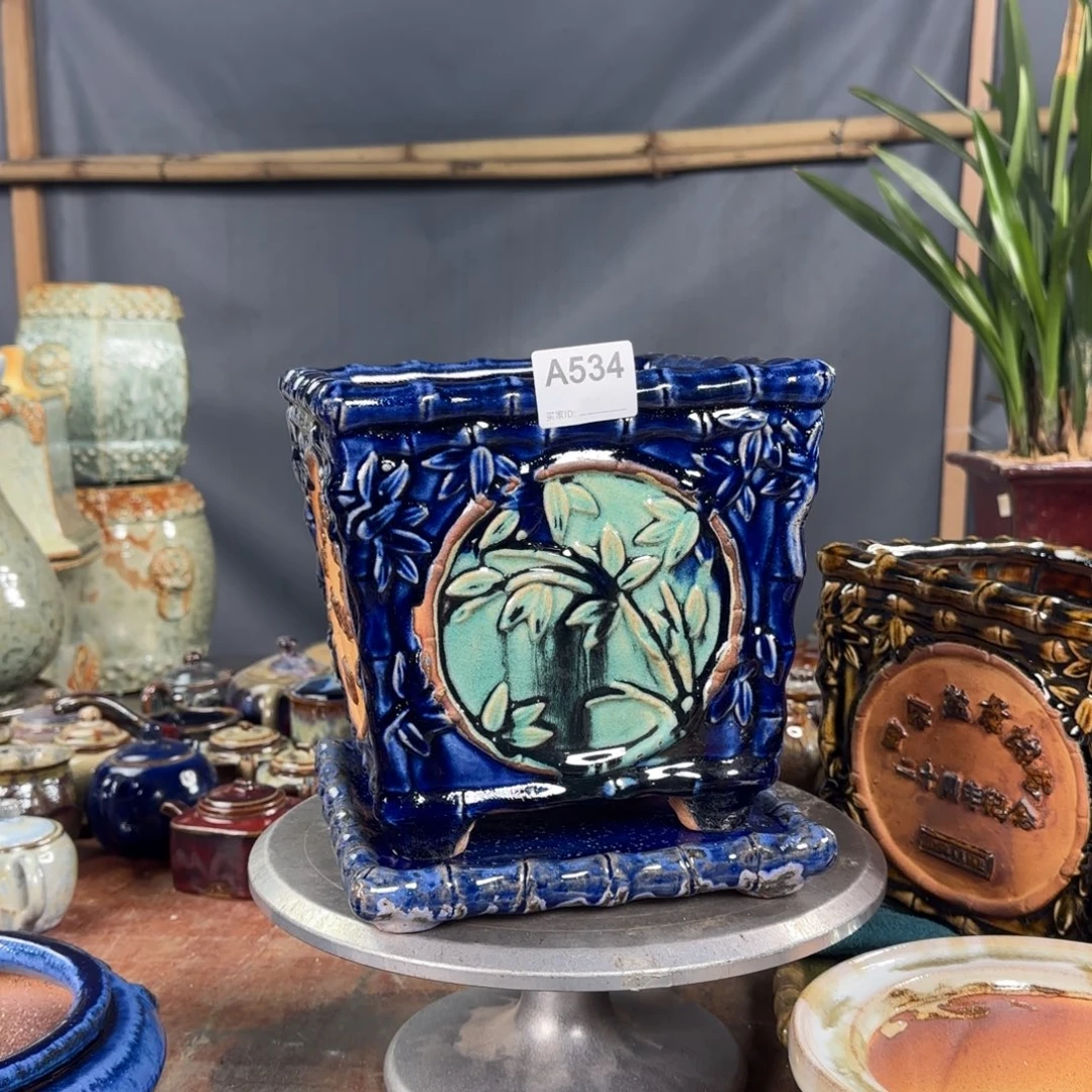 7***路紫砂花盆534。