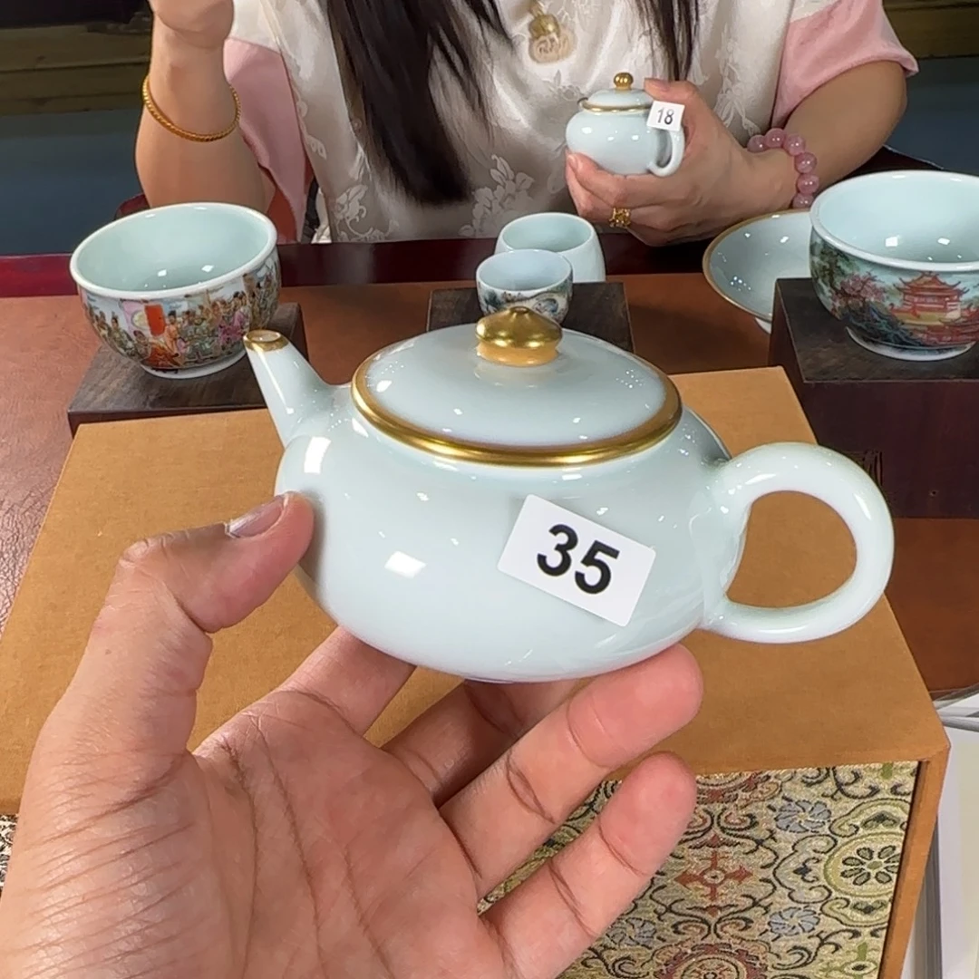 成窑精品青白瓷茶器