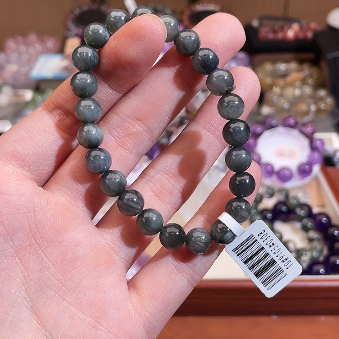 手串未镶嵌水晶顺发灰兔毛8m