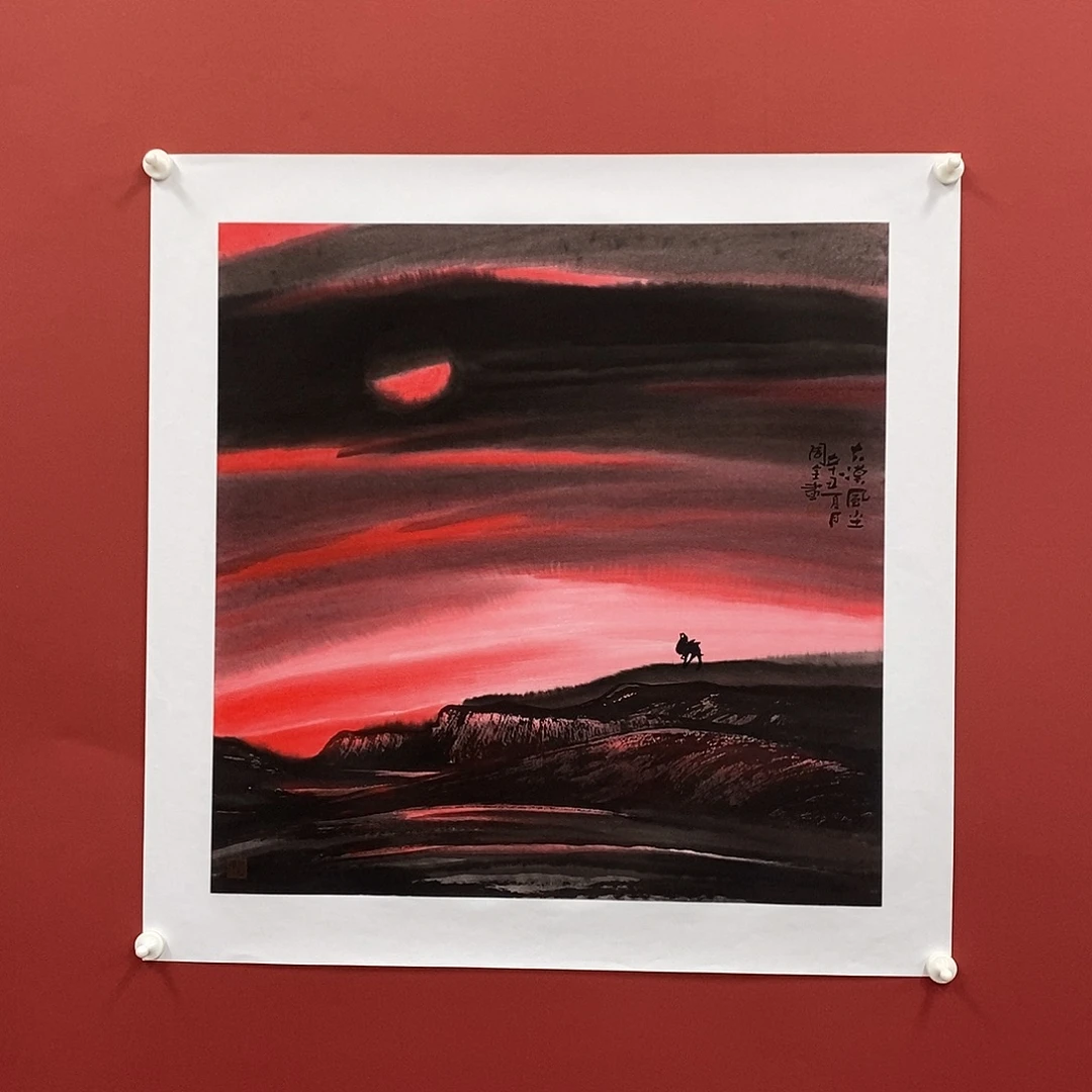 国画周全四尺斗方70*70精品佳作