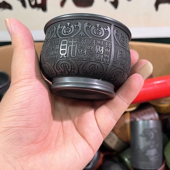 茶杯紫砂全手工紫砂主人杯