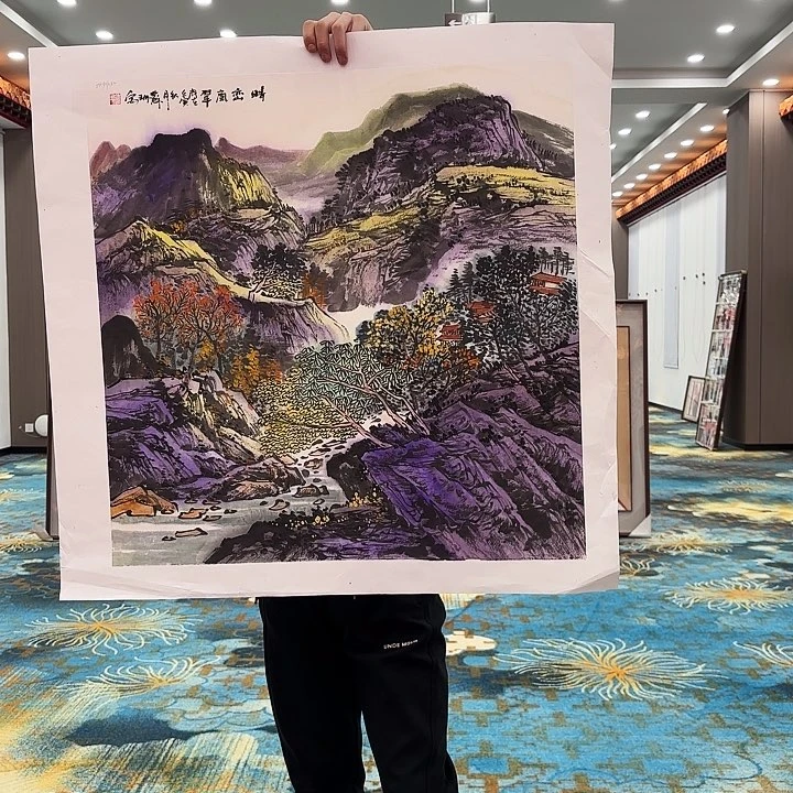 国画苏珊老师展览原作