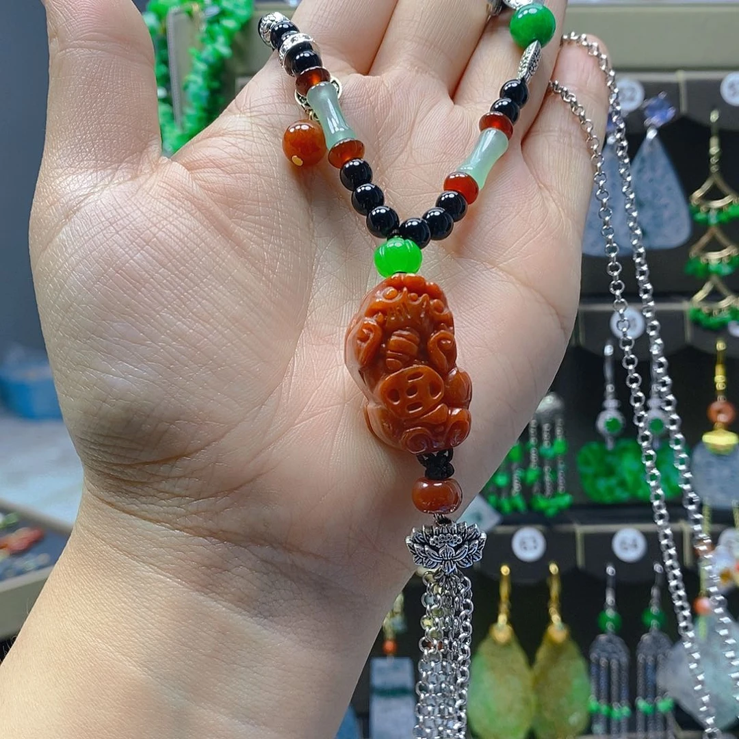 颈饰未镶嵌翡翠翡翠