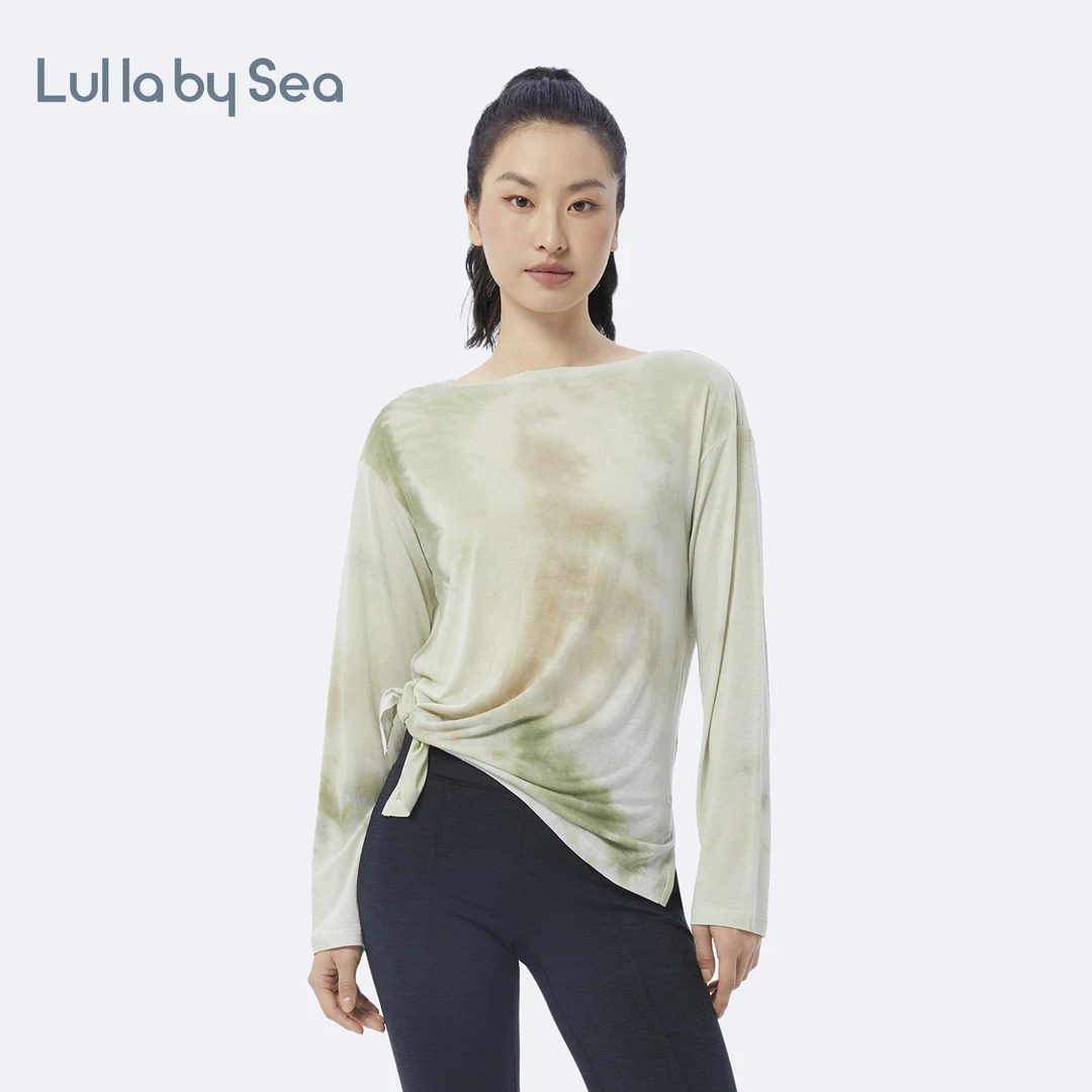 Aero wool天丝美丽诺羊毛T恤罩衫户外运动长袖女| Lulla by Sea