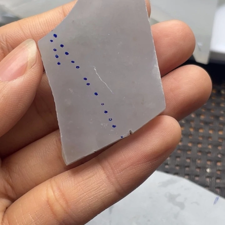 清***月定制翡翠未镶嵌片料定制不退不换