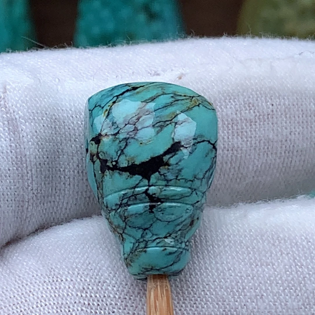 泡***话绿松石未镶嵌颈饰