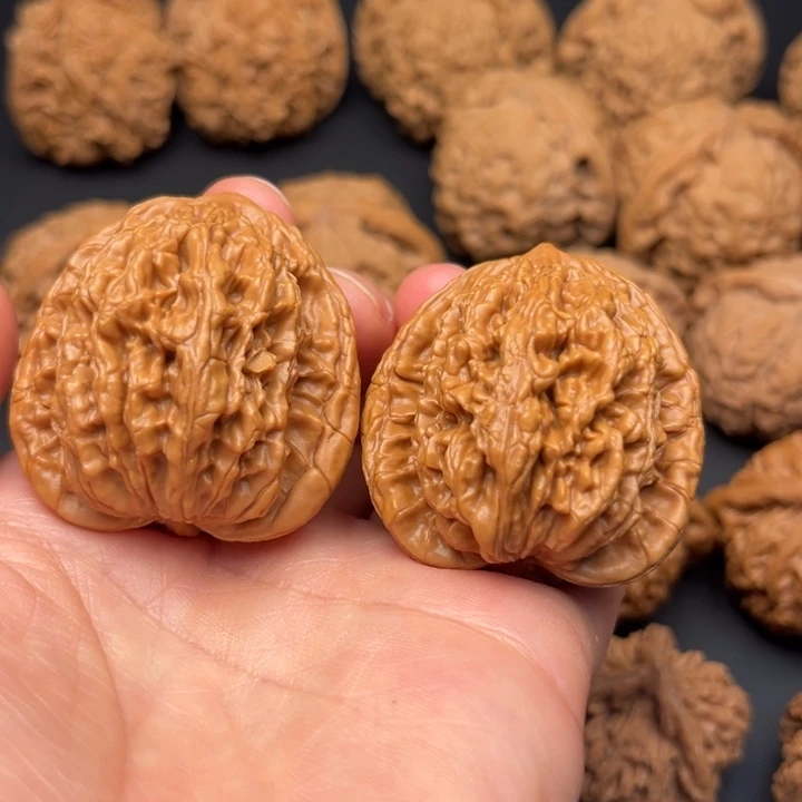 文玩核桃把件虎头41