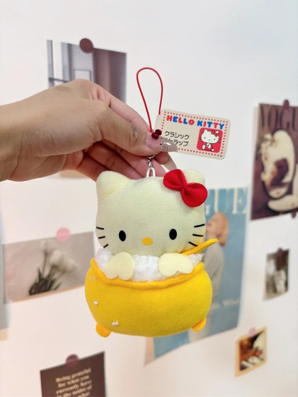 中古hellokitty浴缸kitty挂件鸭子浴缸玩偶包挂挂饰三丽欧kt猫
