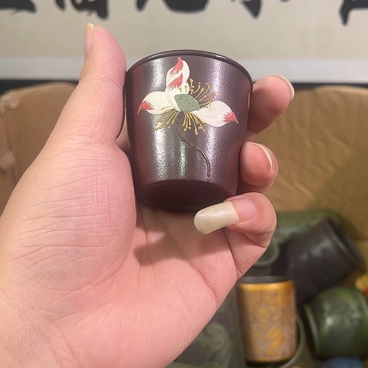 茶杯紫砂全手工紫砂主人杯