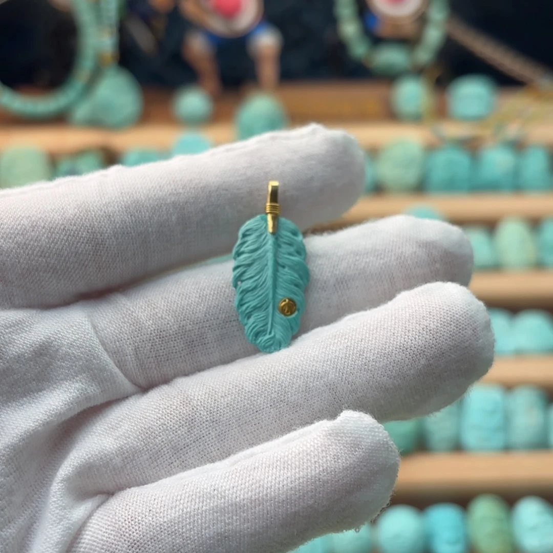 绿松石未镶嵌配饰