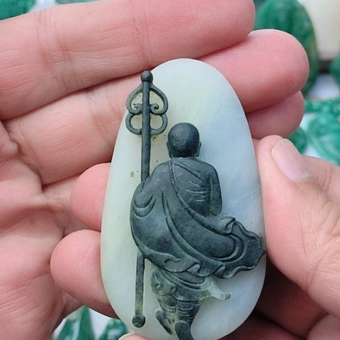 未镶嵌独山玉吊坠(不含链)