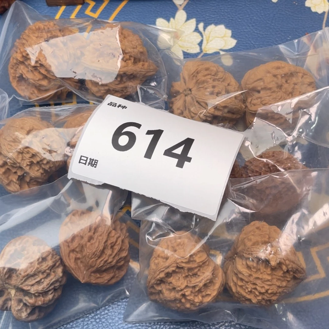 把件文玩核桃614号6对带虎头王