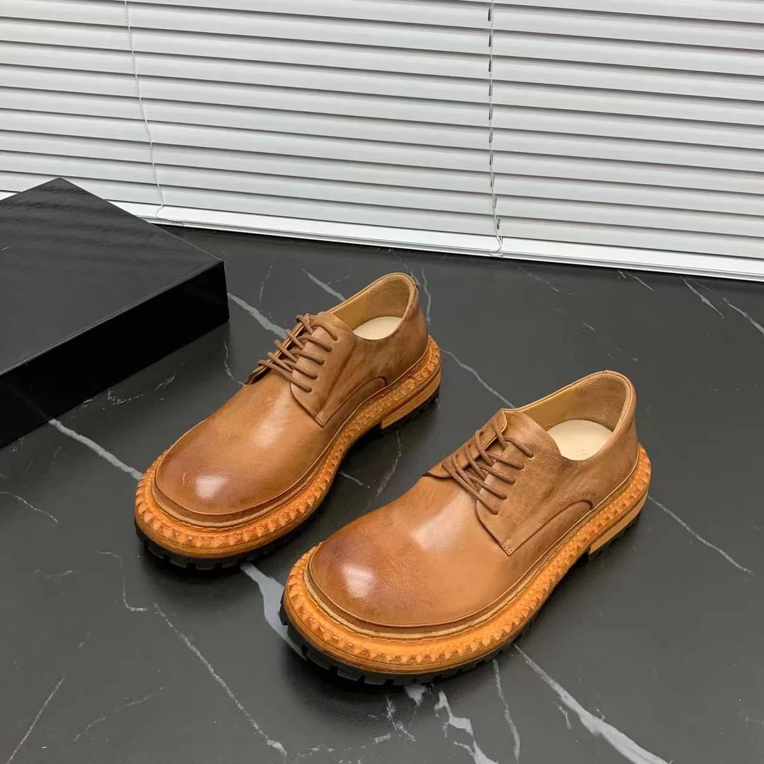 高端固特异工艺皮鞋纯手工皮鞋商务皮鞋休闲时尚