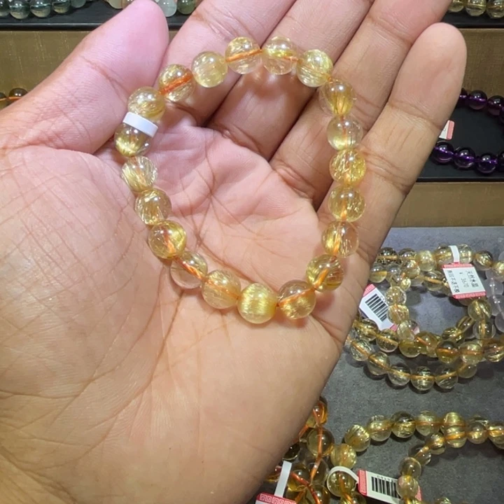 水晶手链未镶嵌发晶