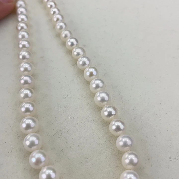 淡水珍珠颈饰银S925镶嵌卡8炫彩高品