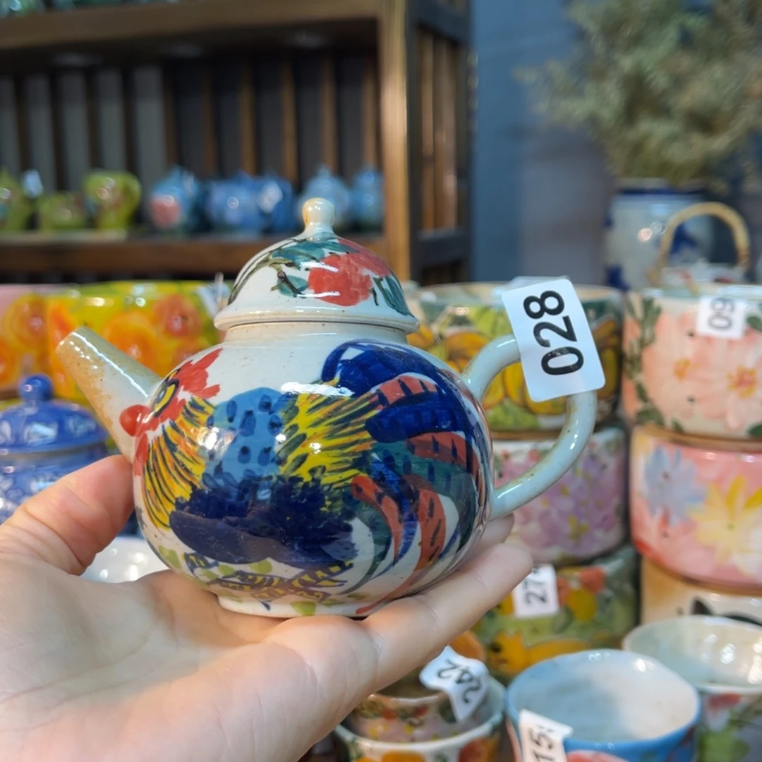 杯素浅陶瓷手工手绘