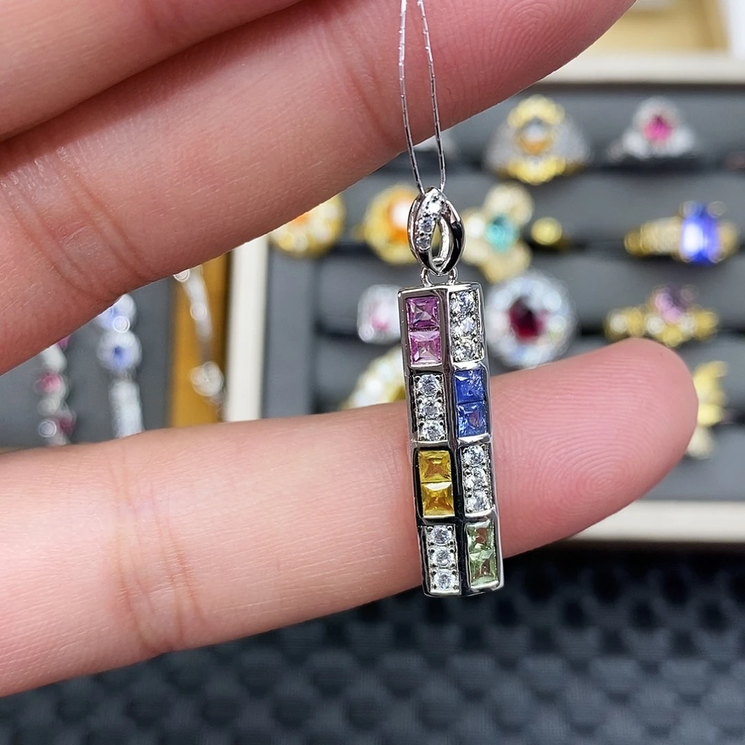 银S925镶嵌蓝宝石戒指