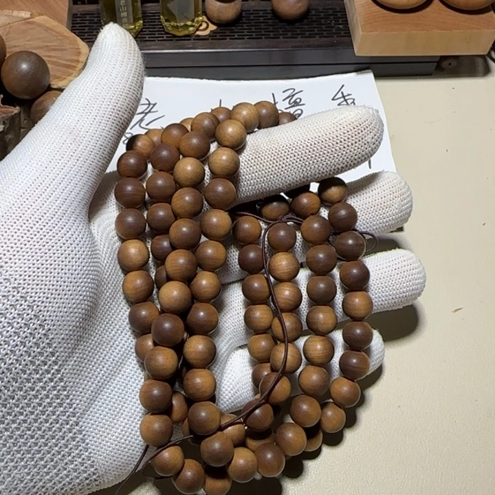 老山檀香1.0×108黑肉细横纹虎皮奶香凉甜枯枝料
