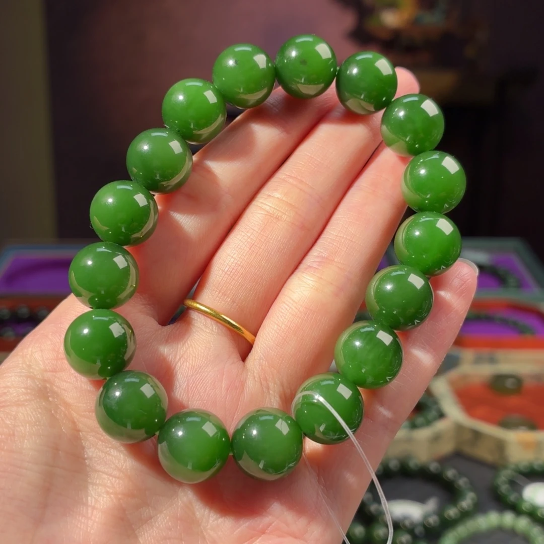 和田玉（碧玉）未镶嵌手串