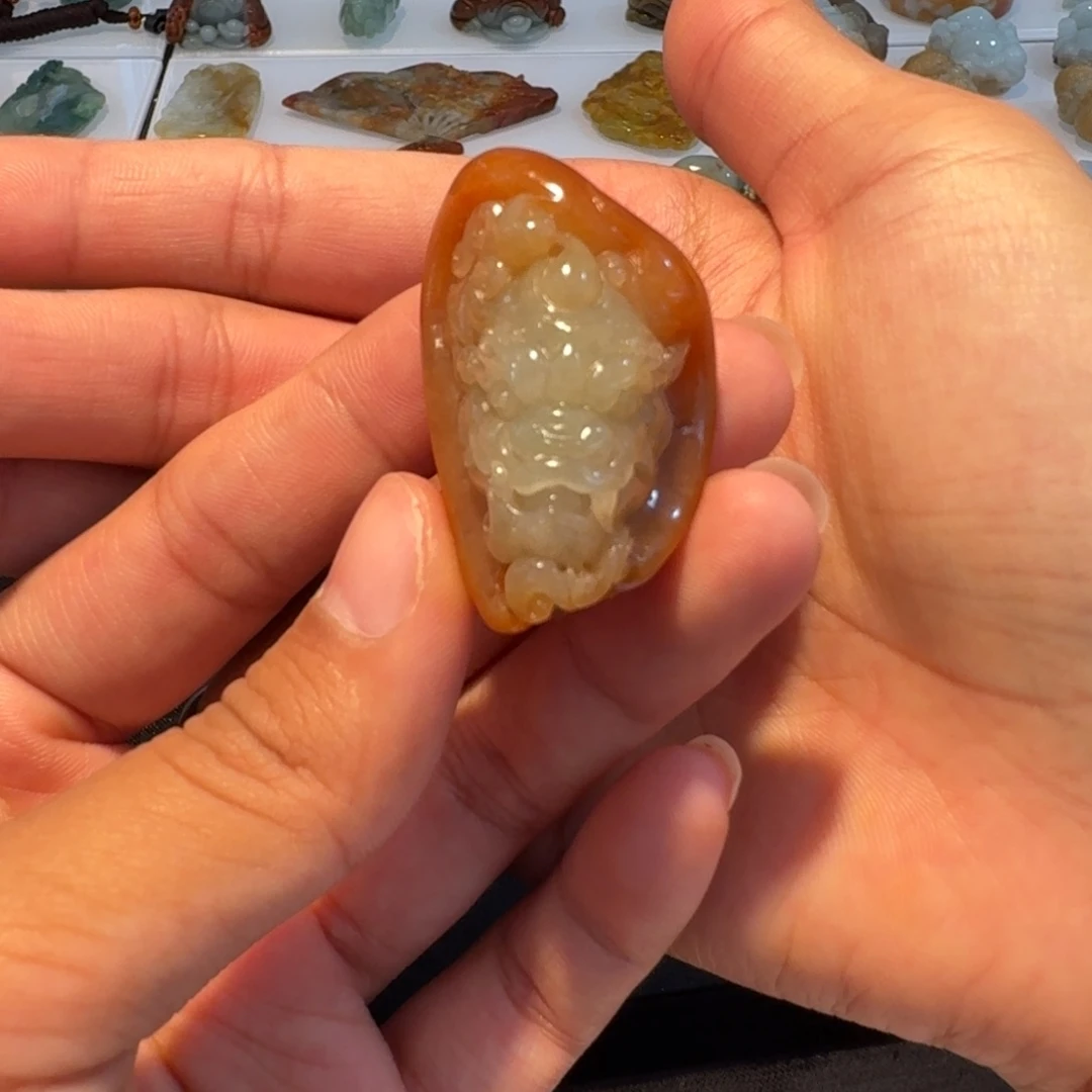 翡翠未镶嵌吊坠(不含链)挂件